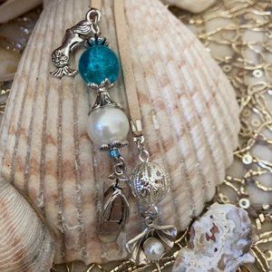 Mermaid 🧜‍♀️ Pearl beach inspired bookmark